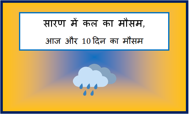 saran me kal ka mausam